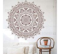 100cm Huge Giant Mandala Indian Arabic Ethnic Round Pochoir Mandala Pochoirs Pour Décor Peinture Grand Modèle Murs Réutilisables Grands Modèles À Peindre Meubles Muraux De Niche Carrelage