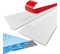 100cm Joint Paroi De Douche Autocollantes,Joint Douche Imperméable Pliable Joint Pare Baignoire,Seuils De Douche Pour Parois De Douche,Entourages De Baignoires,Blanc