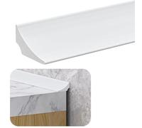 100cm Joint Porte Douche, Seuil De Douche Barrage D'eau De Douche Pliable, Silicone Joint Douche Water Stop, Joint Etancheite Douche, Joint Porte Douche en Silicone Autocollant (Blanc)