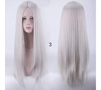 100Cm Long Staight Cosplay perruque résistant à la chaleur cheveux synthétiques Anime fête perruques 10 couleur coloré 3