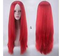 100Cm Long Staight Cosplay perruque résistant à la chaleur cheveux synthétiques Anime fête perruques 10 couleur coloré 5