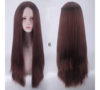 100Cm Long Staight Cosplay perruque résistant à la chaleur cheveux synthétiques Anime fête perruques 10 couleur coloré 6