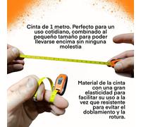 100cm Mini Meter Keychain 1m Keychain Keychain With 1m Tape Measure Metric Belt With Key Ring Flexometer Keychain 1m Pocket Meter Keychain