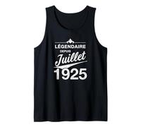 100e anniversaire Né en Juillet 1925 Vintage 100 ans d'âge Débardeur
