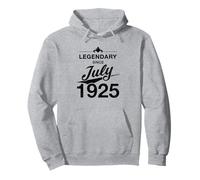 100e anniversaire Né en Juillet 1925 Vintage 100 ans d'âge Sweat à Capuche