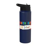100e jour d'école Master Builder Kids Block Building Stainless Steel Insulated Water Bottle