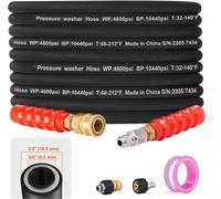 100FT 4800 PSI Tuyau de nettoyeur haute pression - 3/8'' raccord rapide