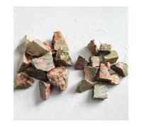 100g 20-30mm Raw Stone Red and Green Stone Crystal Irregular Raw Home Decoration Stones Gemstone Stone