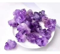 100g Amethyst Teeth Raw Stone Crystal Cluster Rough Flower for Jewelry Making And Decoration Gemstone Stone