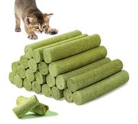 100g Bâton d'herbe à Chat, Friandise à l'herbe à Chat, Collations pour Chats pour Le Nettoyage des Dents et Élimination des Boules de Poils