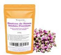100g Boutons de Roses Premium - Pétales de Roses de l'Altas - Arôme & Goût Doux et Florals - 100% Naturel, Pur et sans Additifs | Qualité Supérieure - TazarinLtd