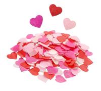 100g Confettis Coeur Rouge Rose Fuchsia - Confettis Mariage Biodégradables en Papier pour Décoration Table, Saint Valentin, Anniversaire, Fête - Confettis Papier Romantique pour Sortie Église