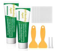 100g Crème de Réparation Murale x2,Rebouche en Pâte,Enduit de Rebouchage Extérieur et Intérieur,Enduit de Rebouchage Pâte de Murs qui Répare les Rayures, Trous, Fissures, Graffitis