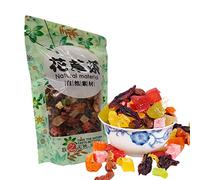 100g De Thé Aux Fruits à La Mode Chinoise Tea Aromatisé Tee Aux Fleurs Thé Botanique Thé Vert Sans Additifs Ni Caféine Vert Naturel Biologique Aux Fleurs Et Fruits Tea Infusé