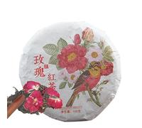 100g De Thé Noir à La Rose Séché Au Soleil Arbre Ancien Des Hautes Montagnes Du Yunnan En Feuilles En Vrac Frites à La Main Avec Saveur De Noir Vert Biologique En Vrac Thé Aromatisé à La Rose