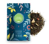 100g de Thé Vert à l'Orange et au Citron | A déguster Chaud ou Glacé | Thé Vert Orange-Citron COMPTOIR FRANÇAIS DU THÉ