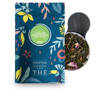 100g de Thé vert au Pamplemousse délicatement épicé - Délicieux Chaud ou Glacé | L'Irrésistible Pamplemousse Détox COMPTOIR FRANÇAIS DU THÉ