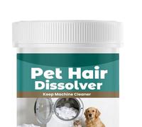 100g Dissolvant de poils d'animaux pour lessive, additif détergent multi-usages pour machine à laver, attrape-poils de chien 100g