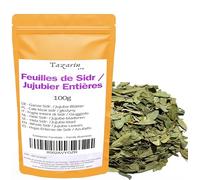 100g Feuilles de Jujubier/sidr Entières - Feuille de sidr séchée - Arôme & Goût Intense - 100% Naturel, Pur et Sans Additifs | Qualité Supérieure - TazarinLtd