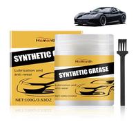 100g Lubrifiant Multi Usage, Graisse d'Entretien Automobile, pour Voitures et Domestique, Graisse Automobile Haute, Température avec Brosse, Idéal pour les Mécanismes de Frein, Roulements