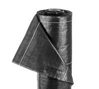 100g/m² TAPIS DE MAUVAISES HERBES, largeur 0,6m; tissu synthétique de protection contre les mauvaies herbes, tissue de bandes tressées; geotextil, qualité profesionalle; bâche désherber; (AU MÈTRE)