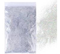 100g Poudre à Paillettes Argent Brillant Peinture Pailletée Fines Scintillant Accessoire Loisirs Créatif Décoration Maquillage Ongles Nail Bricolage Artisanat Carte pour Fête Noël Mariage Anniversaire