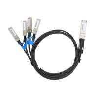 100G QSFP28 DAC Cable 1 Meter Transmission Distance QSFP28 to 4 SFP28 100G Speed Direct Attach Cable for Big Data Device