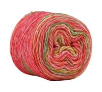 100g Rainbow Woolen Yarn for Knitting, Crocheting, and Dyeing | Vibrant, soft, and eco-friendly yarn for all your creative projects.(Color4)