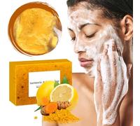 100g Savon Curcuma Savon Exfoliant Au Curcuma Kojic Acid Soap Savon Naturel éclaircissant Nettoyage En Profondeur Peau Lisse