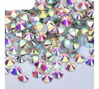 100g SS6 SS10 SS12 SS16 SS20 SS30 Strass en verre de couleur Non Hot Fix Strass à dos plat Pierres à ongles DIY-02 -SS16 100g 14400 pièces