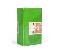 100g Thé Longjing Jarre Rectangulaire Thé Vert Original de Chine Bon Thé Naturel Thé Vert Organique sans Additifs Nourriture Verte