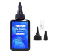 100g UV Resin, upgraded Formula UV Resin Solar Solidification Sunshine Activated hard UV Resin Kit + gants pour la fabrication de bijoux, la fonderie et le revêtement et le bricolage