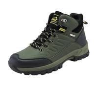 100junzidao Bottes de randonnée à Tige Haute, Chaussures de Marche et de Trekking imperméables pour Le Printemps et l'automne, Chaussures d'entraînement légères pour Les Voyages Vert 42