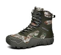 100junzidao Bottes de randonnée Chaussures de Marche imperméables à Tige Haute Chaussures d'entraînement Tout-Terrain légères et Confortables pour Hommes et Femmes d'escalade Vert 40