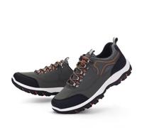 100junzidao Bottes de Randonnée Couple Grandes Tailles Chaussures de Voyage Randonnée Imperméables Légères Respirantes Confort Longue Distance Semelle Extérieure Caoutchouc Anti-Dérapante