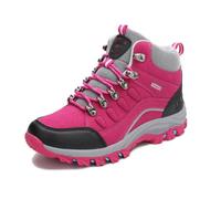 100junzidao Bottes de Randonnée Imperméables pour Hommes et Femmes - Chaussures de Marche de Voyage à Tige Haute Légères Confortables Grandes Tailles à Lacets pour Couple