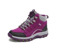 100junzidao Bottes de Randonnée Imperméables pour Hommes et Femmes - Chaussures de Marche de Voyage à Tige Haute Légères Confortables Grandes Tailles à Lacets pour Couple