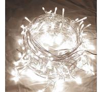 100M 1000LEDs, 8 modes d'éclairage, IP44 Guirlande lumineuse de Noël à LED étanche, lumière de bande de jardin, lumière de décoration intérieure, éclairage de fête, blanc