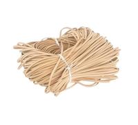 100M bande de cuir véritable tressé cordon en cuir plat corde collier à faire soi-même Bracelet fabrication de bijoux accessoires de bricolage pour étagères, ceintures et laisses(Primary color)