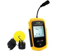 Accessoires du pêcheur GENERIQUE 100M Fish Finder Capteur Sonar Portable Fishfinder Ultrasons Echosondeur W / Lcd Yjpl363