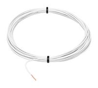 100m FLRY Câble de véhicule Blanc 0,5mm² Rond Câble Fil de Fer toronné Car Câble d'alimentation