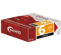 100m Ftp Cat6 Coil Network Cable Outdoor Black Wir9047