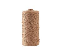 100m La cordeline Ficelle Jute Naturel Ø4mm pour Le Jardinage, Bricolage, activités manuelles, Emballage, Fleuristerie, Naturelle