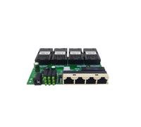 100M POE Inverse Fast Ethernet Fibre Commutateur 4F4E Sortie 12V Convertisseur de Média Optique Ethernet SC PCBA Plaque Métro Carte