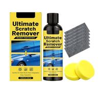 100ml Car Scratch Remover Paste Kit, Erase All Car Scratches Within 60 Seconds, Fast Deep Scratch Repair Compound With 2 Sponges & 6 Nano Cloths,All Paint Colors Polishing Kit