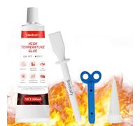 100ml Colle Refractaire, Colle Haute Temperature, Mastic Refractaire