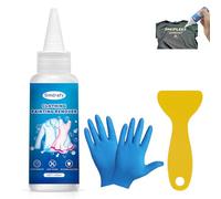 100ml Dissolvant Colle, Décapant pour Transfert Thermique de Tissu | Impression de vêtements Dissolvant D'adhésif,Puissant Dissolvant de Résidus,Aucune Trace de Colle,avec un Grattoir