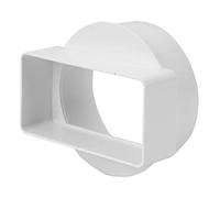Ø 100mm - 110x55mm Adaptateur pour Tubes Ronds à Rectangulaires - PVC