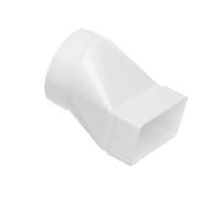Ø 100mm - 110x55mm Adaptateur pour Tubes Ronds à Rectangulaires - PVC
