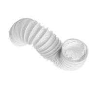 Ø 100mm Conduit d'air Flexible pour Hotte de Cuisine, Climatiseur, Hotte Aspirante, Sèche-linge - 1m Tuyau d'évacuation - Conduit de Ventilation - PVC